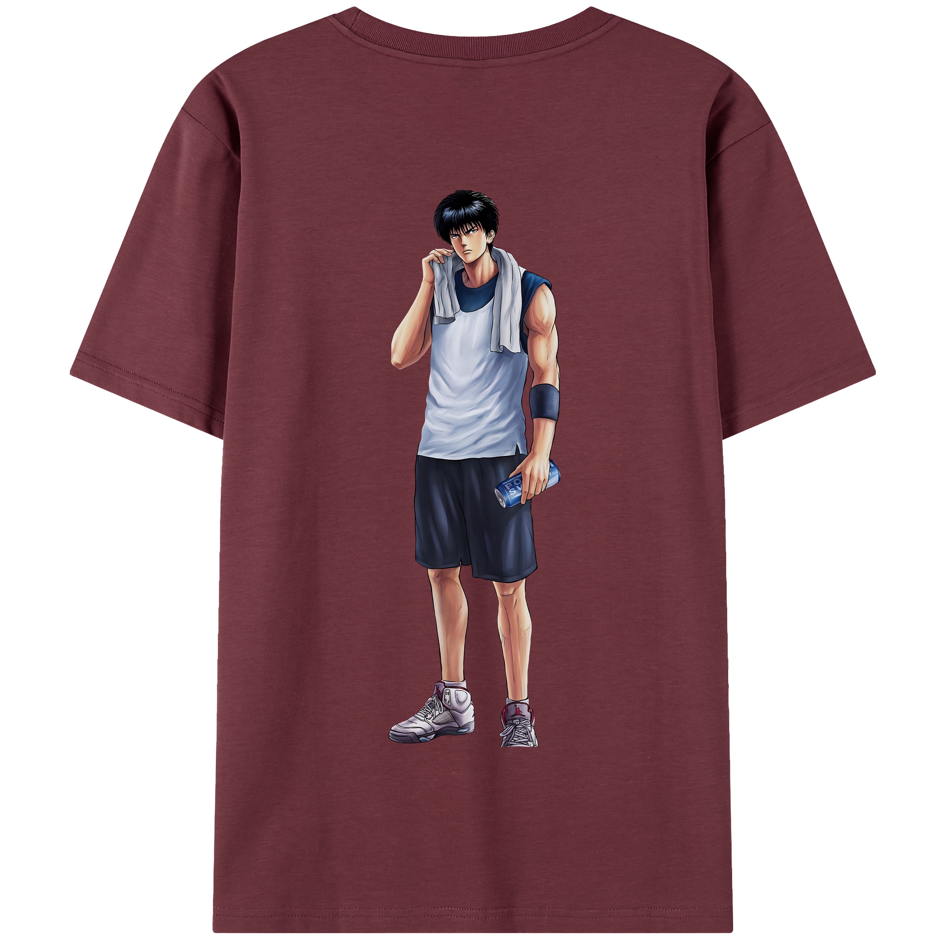 SLAM DUNK／スラムダンク 綿100％半袖Tシャツ（背面プリント）